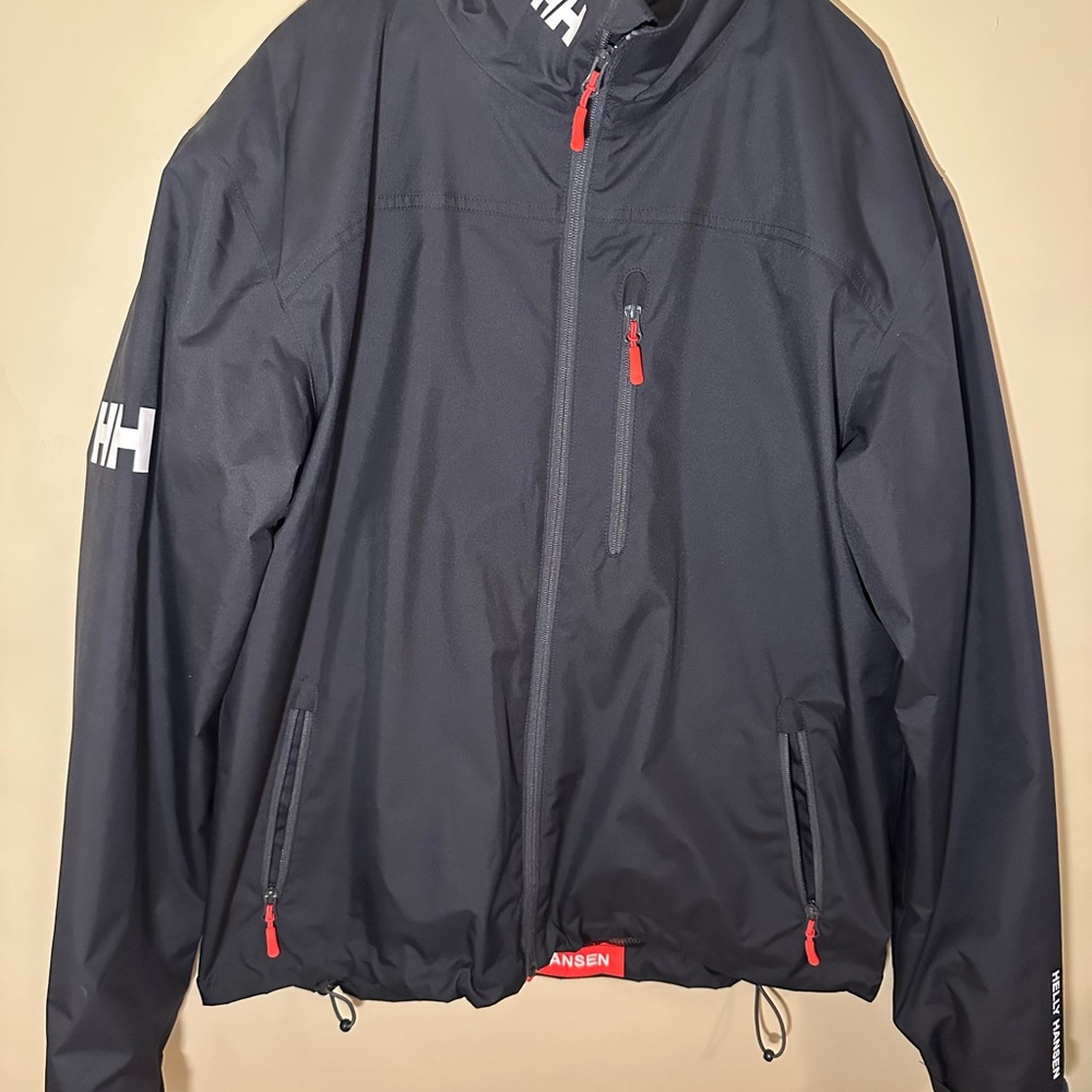 Helly Hansen Men's Navy Blue mid layer with Red Accents